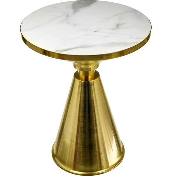 Кофейный столик Atlant 45x54см золотой, металл, керамика