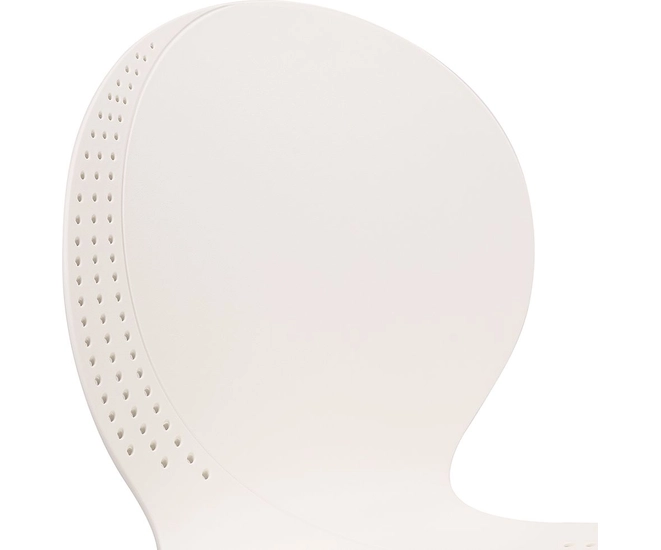 Стул Wave белый с черными ножками фото №11