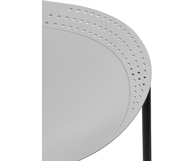 Стул Wave серый с черными ножками фото №13