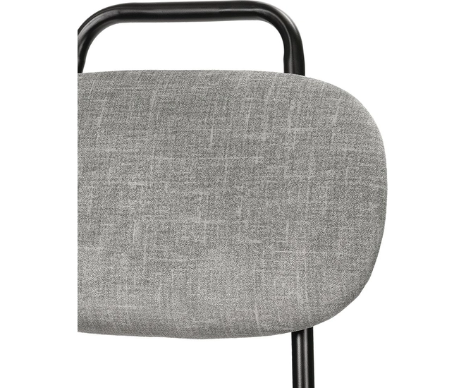 Стул Molly разборный черный каркас серое сиденье фото №9