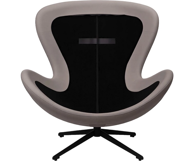 Кресло BLISS серый, экокожа, шенилл фото №15