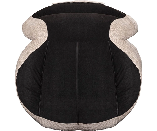 Кресло BLISS серый, экокожа, шенилл фото №16