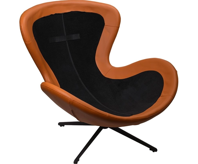 Кресло BLISS оранж/серый, экокожа, шенилл фото №14