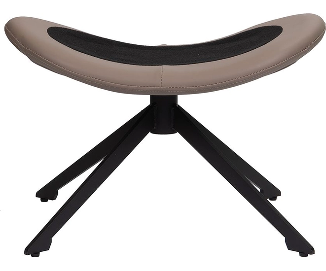 Оттоманка BLISS серый, экокожа, шенилл фото №4