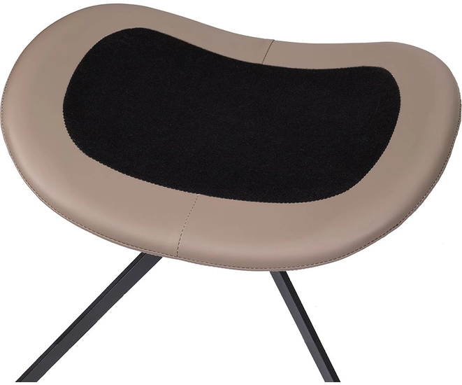 Оттоманка BLISS серый, экокожа, шенилл фото №5