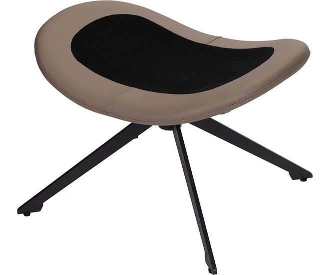 Оттоманка BLISS серый, экокожа, шенилл фото №6