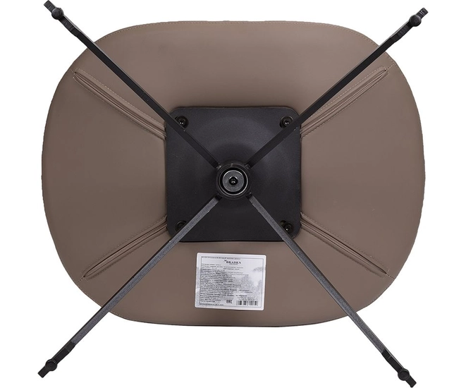 Оттоманка BLISS серый, экокожа, шенилл фото №8