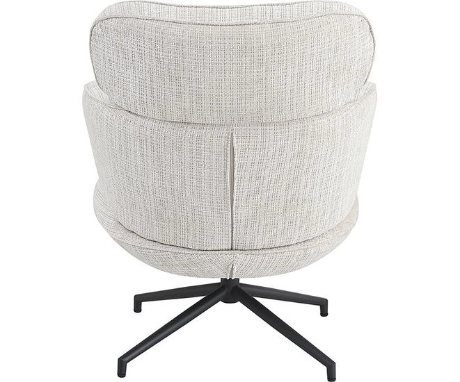 Кресло KING кремовый, шенилл фото №6