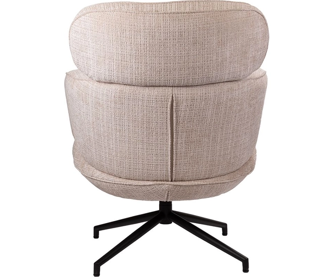 Кресло KING кремовый, шенилл фото №7