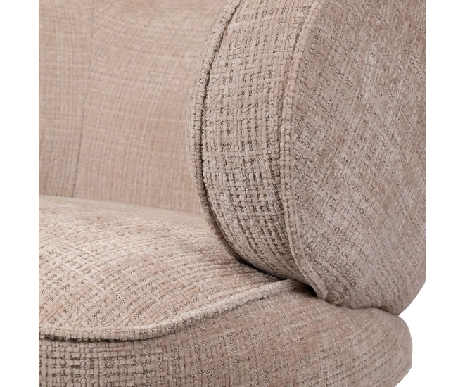 Кресло KING кремовый, шенилл фото №12