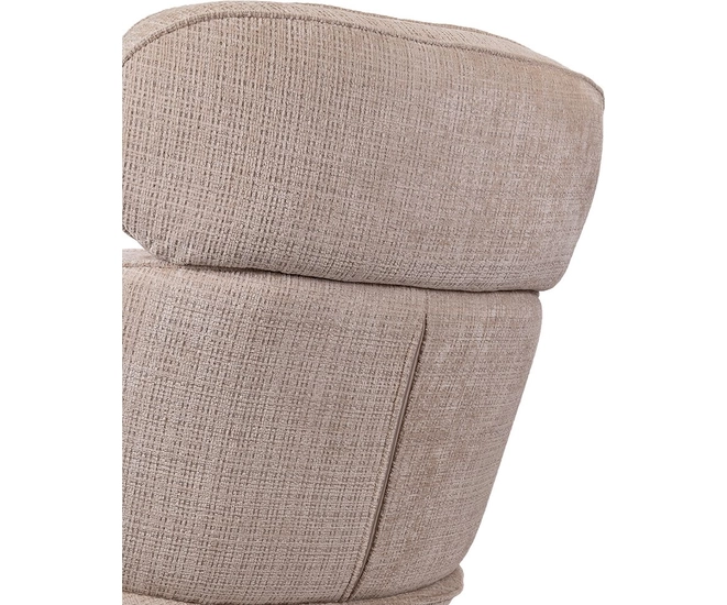 Кресло KING кремовый, шенилл фото №13