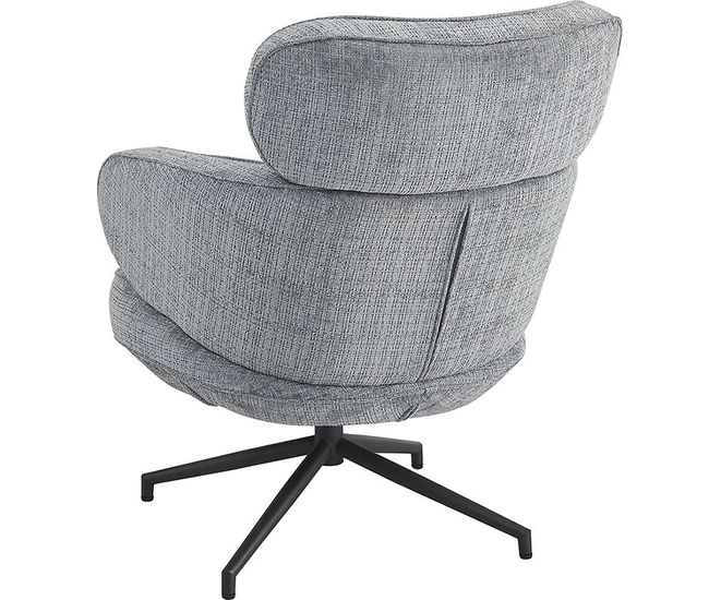 Кресло KING серый, шенилл фото №4