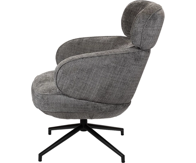 Кресло KING серый, шенилл фото №6