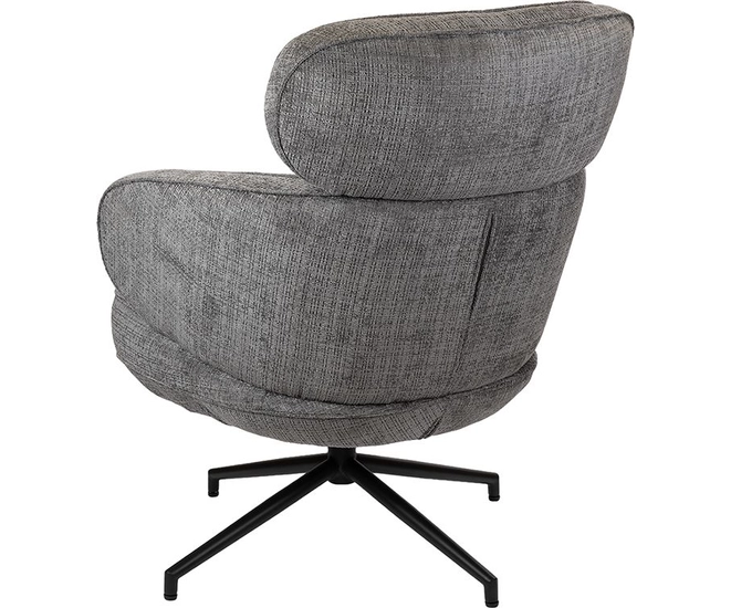 Кресло KING серый, шенилл фото №7