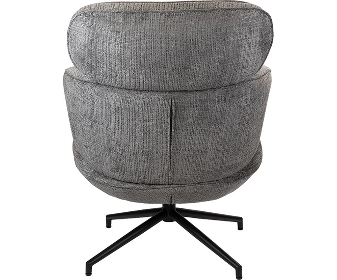 Кресло KING серый, шенилл фото №8