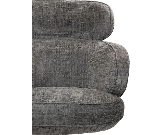 Кресло KING серый, шенилл фото №10