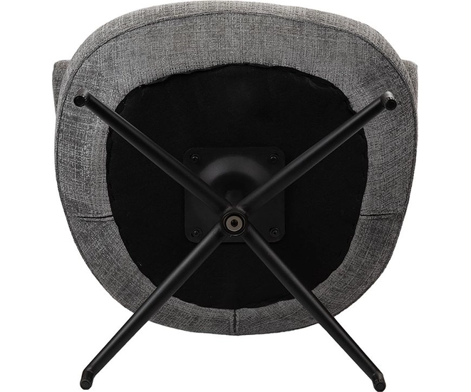 Кресло KING серый, шенилл фото №16