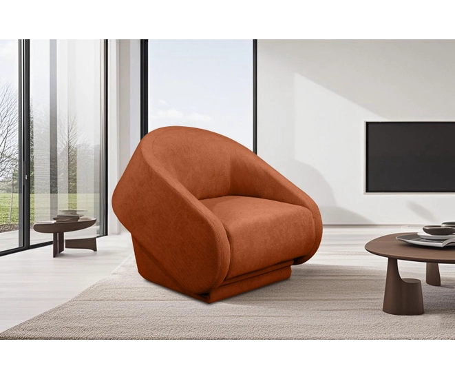 Кресло-кровать Fusion терракотовое фото №2