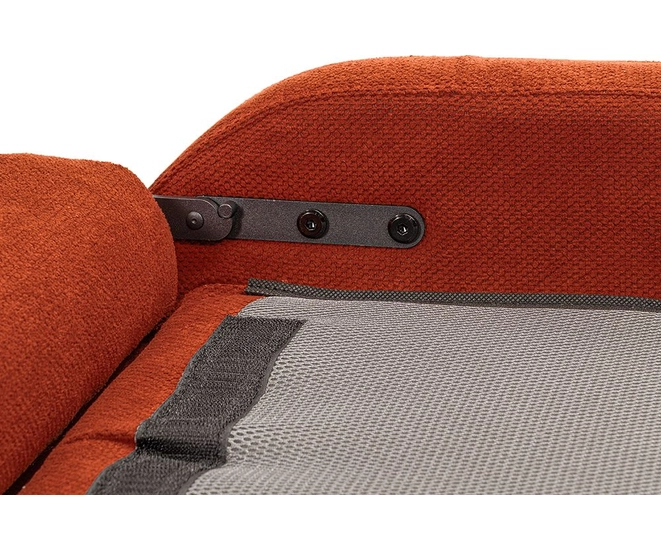 Кресло-кровать Fusion терракотовое фото №17