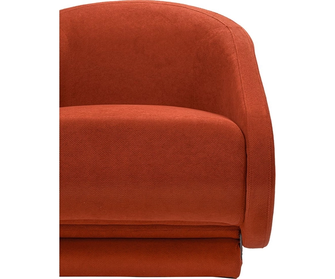 Кресло-кровать Fusion терракотовое фото №24