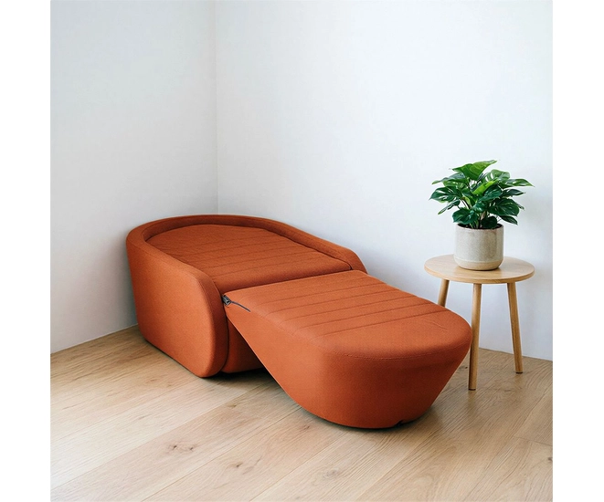 Кресло-кровать Fusion терракотовое фото №26