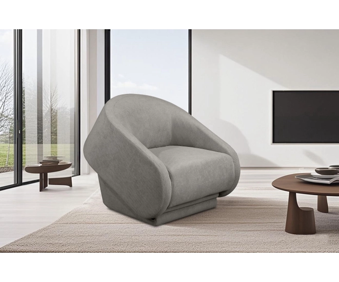 Кресло-кровать Fusion серое фото №2