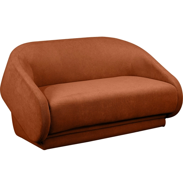 Диван Fusion двухместный раскладной терракотовый