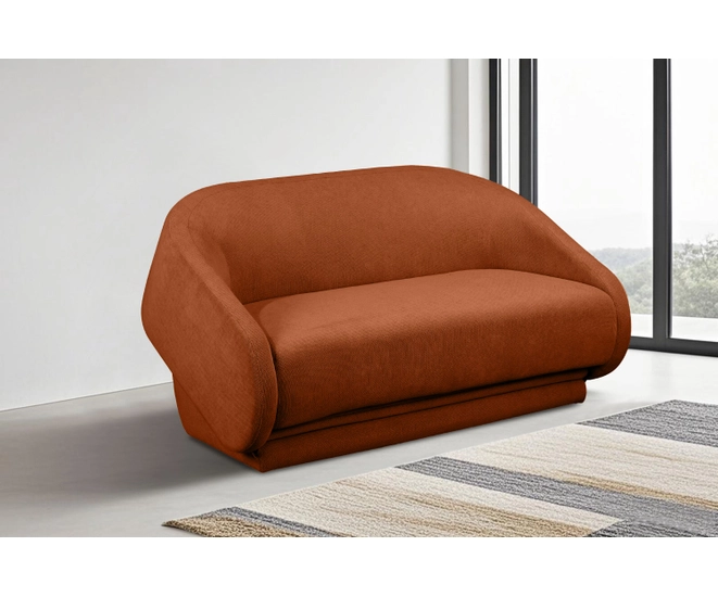 Диван Fusion двухместный раскладной терракотовый фото №2