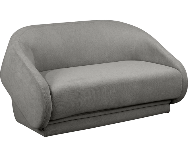 Диван Fusion двухместный раскладной серый фото №1