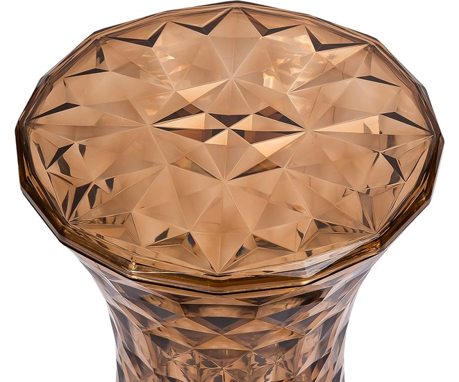 Стул-пуф Stone прозрачный янтарный фото №6