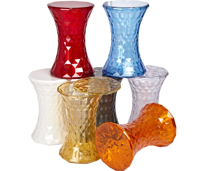 Стул-пуф Stone прозрачный янтарный фото №11