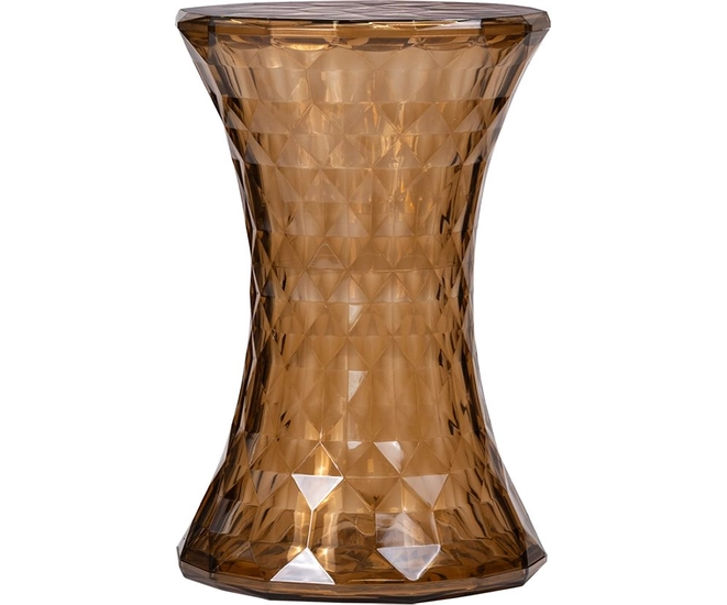 Стул-пуф Stone прозрачный янтарный фото №1