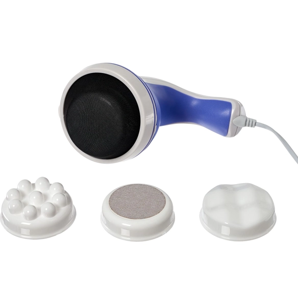 Массажёр для тела электрический Релакс, 4 насадки