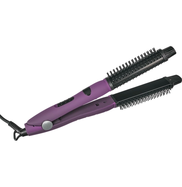 Стайлер для волос, BRADEX, 2 в 1, для выпрямления и завивки, «ГЛАМУР»
