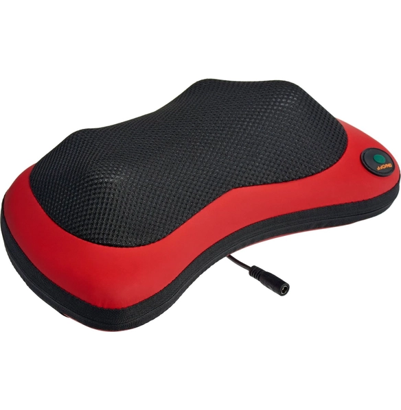 Подушка массажная Шея, плечи, спина, красная