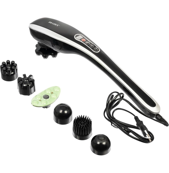 Массажёр для тела универсальный,  с дисплеем, 7 насадок