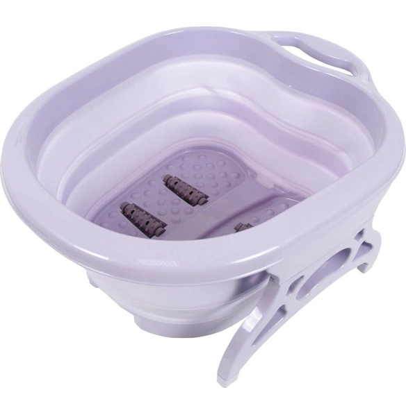 Массажная ванночка для ног Блаженство складная, лавандовая