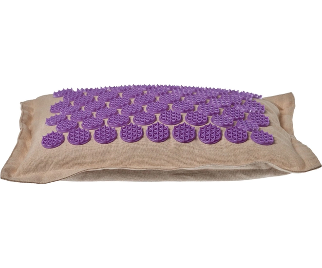 Подушка акупунктурная НИРВАНА, BRADEX, массажер медицинский, бежевый фото №6