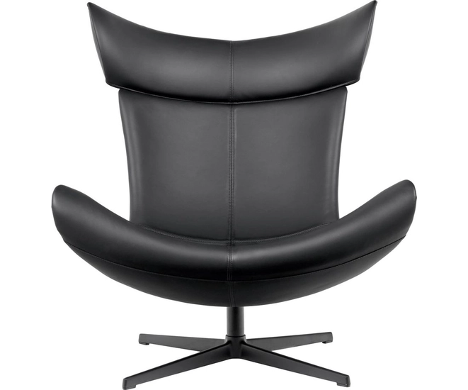 Кресло TORO чёрный, натуральная кожа (СоюзМ X5, Black) фото #2