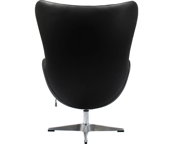 Кресло EGG STYLE чёрный, натуральная кожа (СоюзМ X5, Black) фото #4