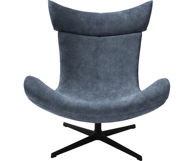 Кресло TORO тёмно-серый, искусственная замша (Elixir 968) фото #2