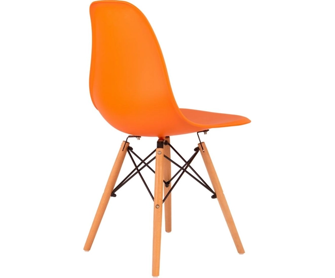 Стул Eames оранжевый фото #3