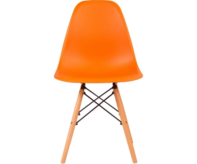 Стул Eames оранжевый фото #4