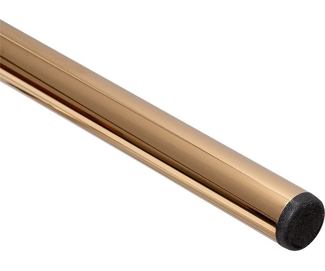 Стул полубарный Elle серый с золотыми ножками фото №14