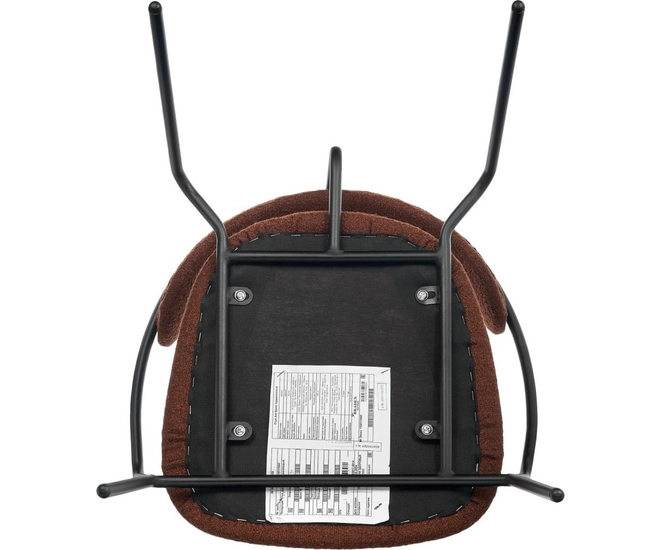 Стул Ant букле терракотовый фото №11