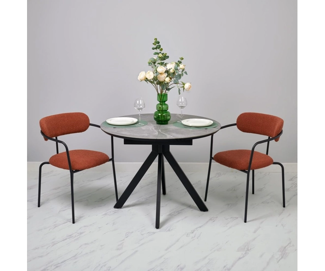 Стул Ant букле терракотовый фото №13