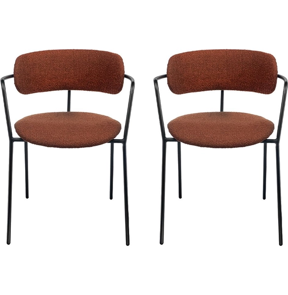 Комплект из 2-х стульев Ant букле терракотовый