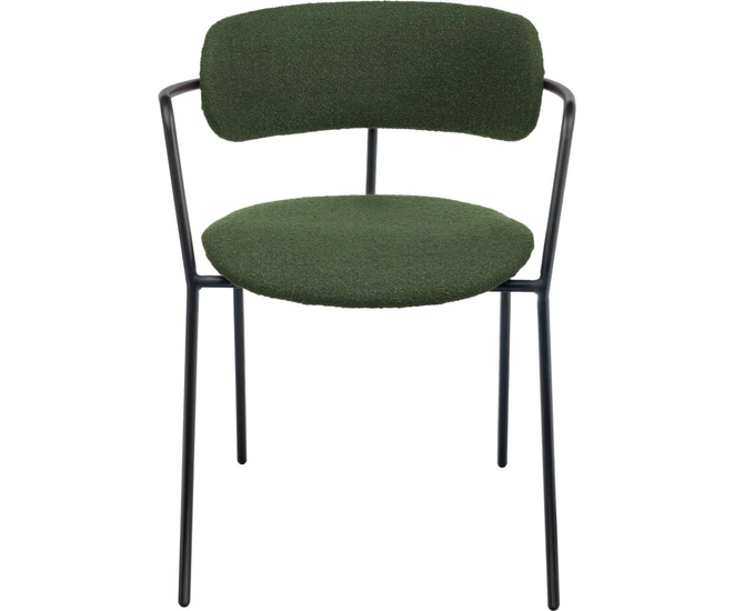 Стул Ant букле зелёный фото №3