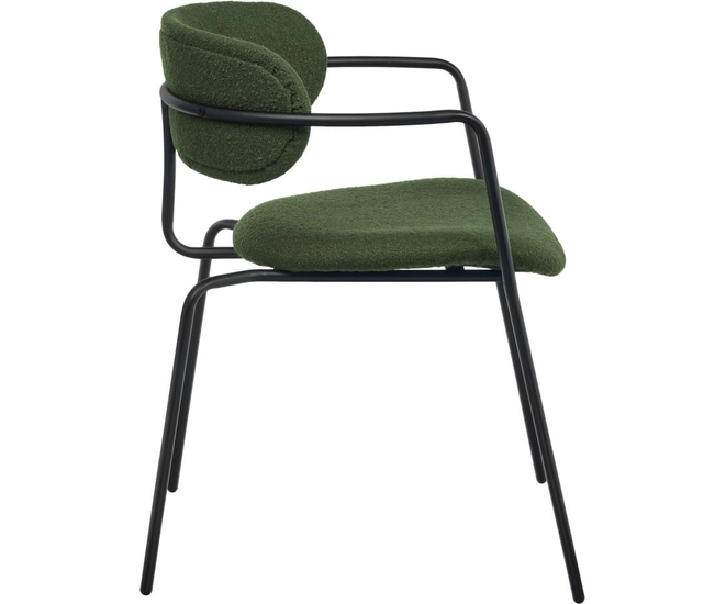 Стул Ant букле зелёный фото №4