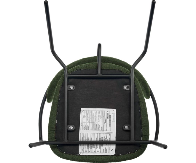 Стул Ant букле зелёный фото №11